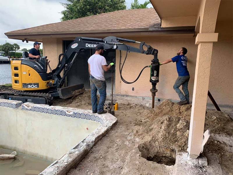 Concrete Slab Foundation Repair in Davie, FL